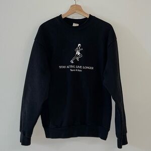 Sporty & Rich Live Longer Crew Sweatshirt